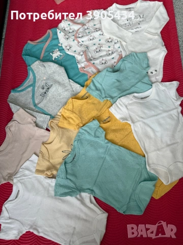 Бебешки дрехи от 0-6 мес., снимка 3 - Бодита за бебе - 54279233