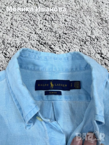 Polo Ralph Lauren 100% linen, снимка 2 - Ризи - 54421689