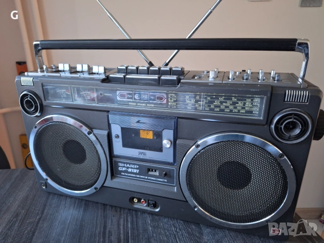 Стерео радиокасетофон Sharp GF-9191HB. Като нов., снимка 5 - Радиокасетофони, транзистори - 54899050