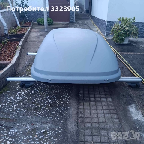 Автобокс Jetbag Sprint 320 + напречни греди, снимка 2 - Аксесоари и консумативи - 54091816