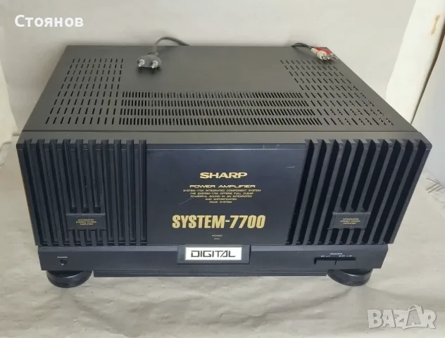 Крайно стъпало, усилвател SHARP SM-7700H (2 x 130 W / 8 ома), снимка 2 - Ресийвъри, усилватели, смесителни пултове - 55426042