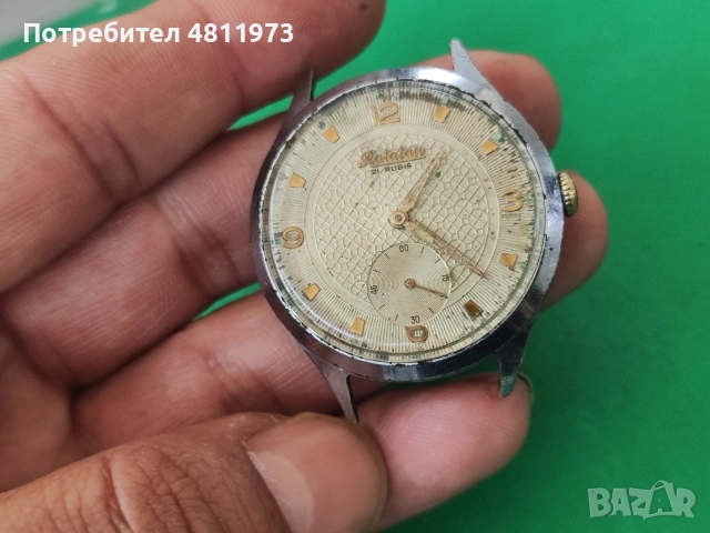 Механичен часовник Ratatau 21 rubis cal. 1130, снимка 3 - Мъжки - 54666971