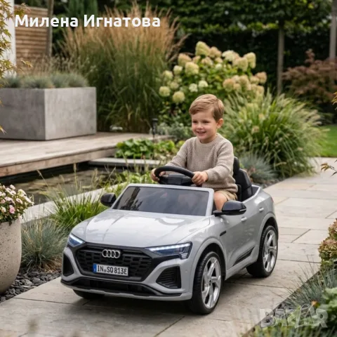 Детска акумулаторна кола Audi RS Q8 12V - Дистанционно управление, музика, LED светлини и амортисьор, снимка 4 - Коли, камиони, мотори, писти - 55433829