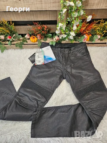 Чисто нови дамски мото дънки Ozone Roxy Lady Waxed W32/L30 (с Kevlar)