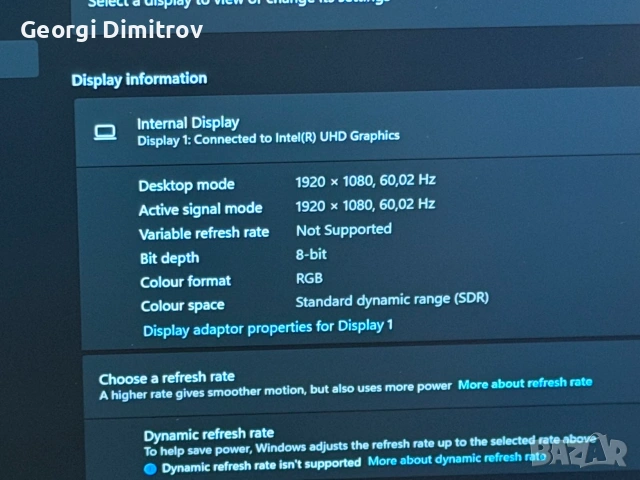 Dell Latitude 7310 Intel i5-10210U/8RAM DDR4/NVMe 256GB/Intel UHD Graphics/Full HD/отличен, снимка 6 - Лаптопи за работа - 54982469