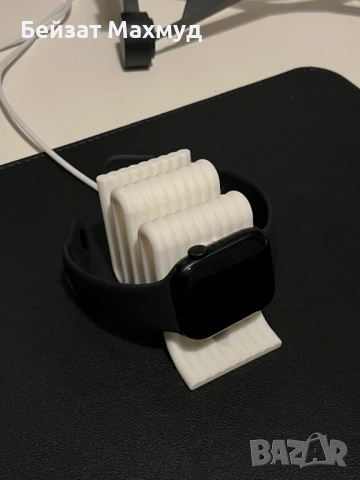 Apple Watch SE 3 44mm GPS Черен, 3 Каишки, Протектори, Гаранция, снимка 7 - Смарт гривни - 54495548