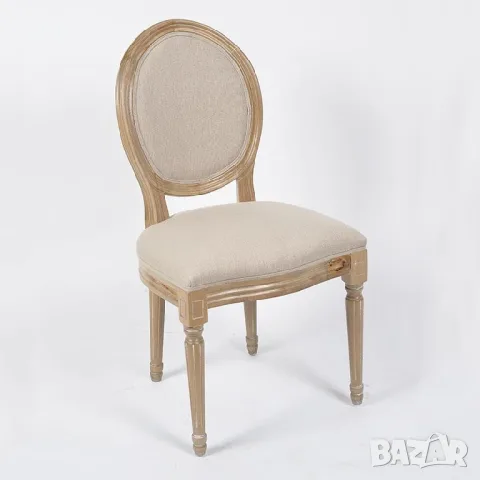 2бр. Дървен стол BEIGE