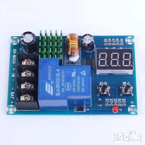 Соларен контролер XH-M604 12V-60V 30A PWM | Регулатор за зареждане на батерии за каравани 10079, снимка 8 - Друга електроника - 54656973