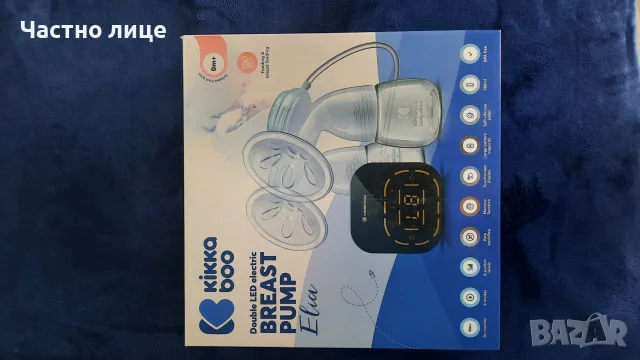 Продавам чисто нова двойна  електрическа  помпа за кърма Kikka Boo Elia
