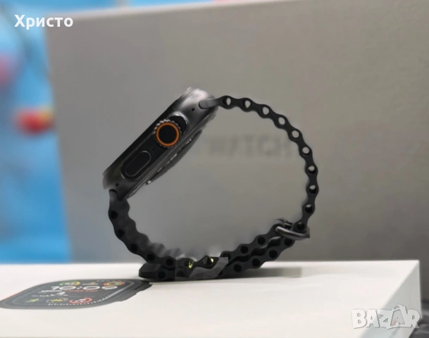 Смарт часовник Apple Watch Ultra 2, GPS, Cellular, Black Titanium Case 49 мм, Black Ocean Band , снимка 6 - Смарт часовници - 54921066