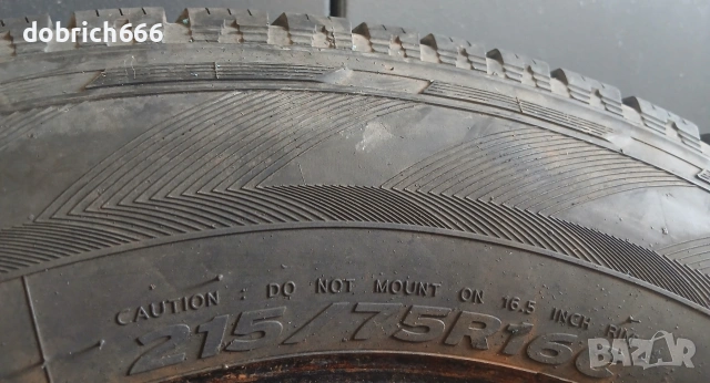 215/75/16C зимна гума Hankook цетка 10 евро, снимка 4 - Гуми и джанти - 54714942