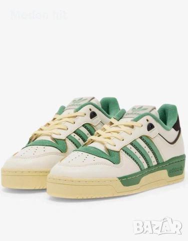 ADIDAS Rivalry 86 Low Shoes White/Green мъжки сникърси