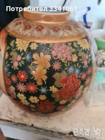 Старинна ваза порцелан, снимка 4 - Антикварни и старинни предмети - 54858183