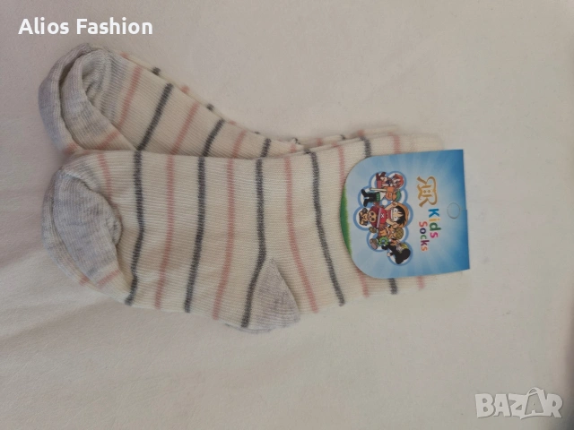 Нови детски чорапки "Kids Socks" mix – различни десени 0,90 €, снимка 5 - Чорапи - 54957643