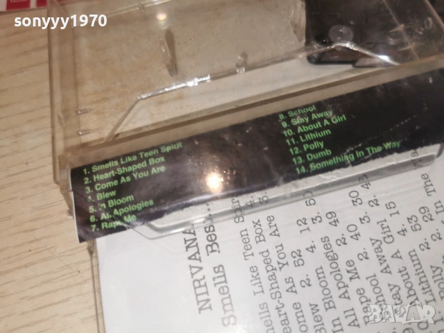 NIRVANA 0106261853H2E6R, снимка 15 - Аудио касети - 54741794