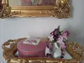Порцеланова кутия с ръчно рисуван дизайн от Annelies Schiess, снимка 5