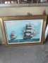 КАРТИНА МАСЛЕНИ БОИ ВЪРХУ ПЛАТНО АВТОРСКА МОРСКИ ПЕЙЗАЖ , снимка 1