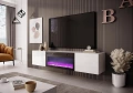 TV шкаф с вградена камина LIVO RTV-180W K Код P2421, снимка 3