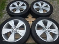 Лети джанти 17ки 5х112 Skoda + всесезонни гуми 215/55/17 Hankook, снимка 3