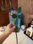 Лот 2 порцеланови рози и една дървена , снимка 11