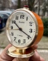 Стар съветски механичен будилник СЛАВА 11 камъка, снимка 7