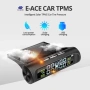 Датчици за налягане на гумите TPMS сензори соларни безжични външни смарт датчици 4бр., снимка 3