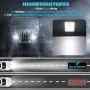 Antom 4бр.126W 12/24V LED работни светлини за off road,камиони багери и др., снимка 2