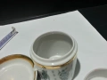 Стар български порцелан пепелник и цигаретник , снимка 6