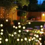 Соларни градински лампи Светулки 6 LED | Комплект 2 броя | IP65 | До 15 часа работа , снимка 6