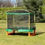 Голям батут Playground 200 см с пързалка зелена, снимка 4