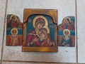 Икона,ръчно рисувана,възрожденски стил,, снимка 1