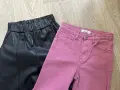 Кожен панталон и дънки, снимка 2