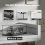 Акрилна витрина Mould King 27000 за Speed ​​Champion Cars, LED подреждаща се прозрачна витрина с чер, снимка 3