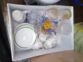 Стъклени чаши за шампанско и за кафе, снимка 2