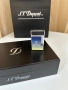 Запалка S.T. Dupont Ligne 2 Montecristo Dark Blue – отлично състояние, двоен пламък, снимка 2