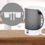 Електрическа кана Adler AD1268, 600W, 0.6l, сив, 2 ГОДИНИ ГАРАНЦИЯ, снимка 3
