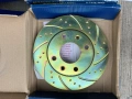 Комплект спирачки саксо втс втр пежо 106 гти рали citroen saxo vts peugeot 106 gti rallye EBC green, снимка 3