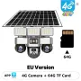 15MP HD 4G Соларна камера с три обектива, Night Vision, Solar Panel Charging, Human Detection, снимка 2