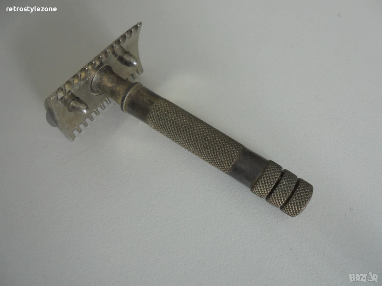 № 8699 Стара метална самобръсначка BAREBO (Safety Razor) – ретро колекционерски модел  , снимка 1