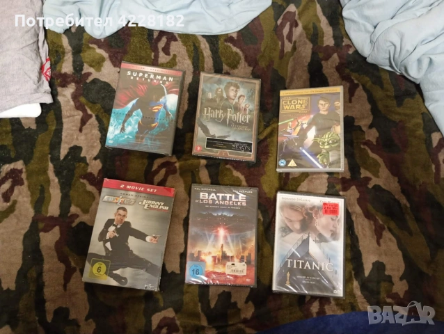 6 DvD филмове нови