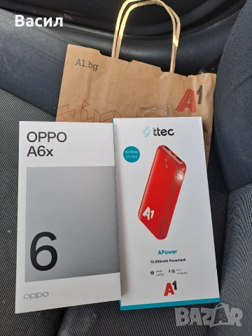 Смартфон OPPO A6x + Външна батерия, снимка 2 - Други - 54194135