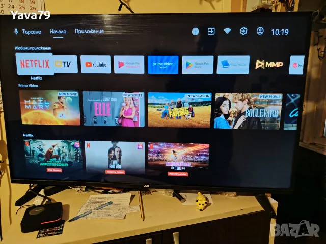 Телевизор JVC, 43 инча, Smart, LED,, модел: LT-43VAF3300, с една година остатъчна гаранция , снимка 2 - Телевизори - 55292865