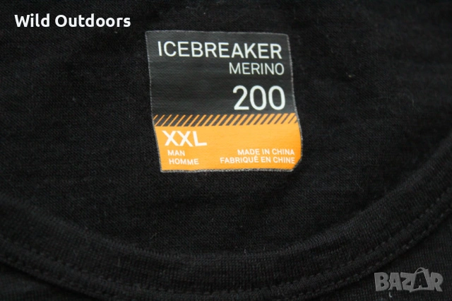 ICEBREAKER - мъжка мерино тениска, размер XXL, снимка 3 - Спортни дрехи, екипи - 54045099