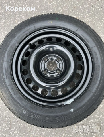 Гума с джанта Goodyear GT2 Made in Great Britain 185/65R15 ET 49 патерица за автомобил, снимка 5 - Гуми и джанти - 54543492