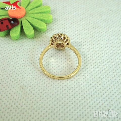 Пръстен с 14К златно покритие 224876, снимка 2 - Пръстени - 54211722