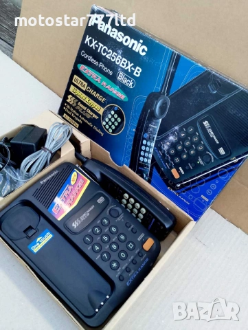 Безжичен телефон Panasonic KX-TC256BX-B нов, снимка 4 - Друга електроника - 54932753