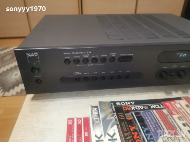 NAD MODEL C730 RECEIVER-ВНОС SWISS 1207261051L4, снимка 4 - Ресийвъри, усилватели, смесителни пултове - 55247580