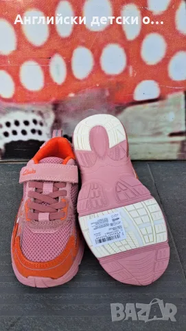 Английски детски маратонки с естествена кожа-Clarks, снимка 9 - Детски маратонки - 55336644