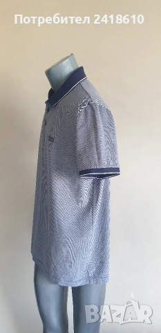 Hugo Boss Mercerised Pique Pima Cotton Regular Fit Mens Size L - XL НОВО! ОРИГИНАЛНА Тениска!, снимка 9 - Тениски - 54767572