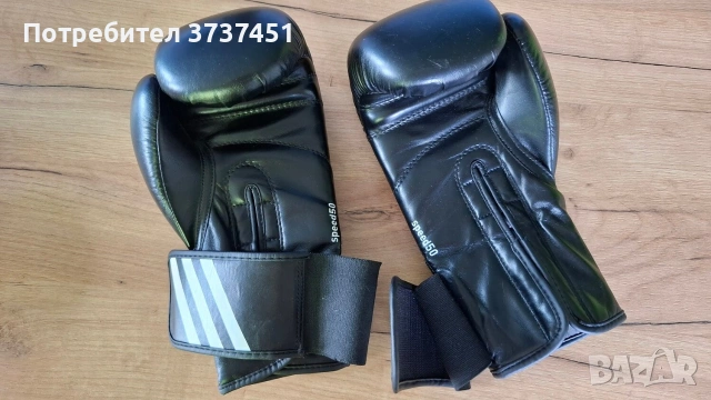 Боксови ръкавици Adidas + бинтове, снимка 4 - Бокс - 54965163